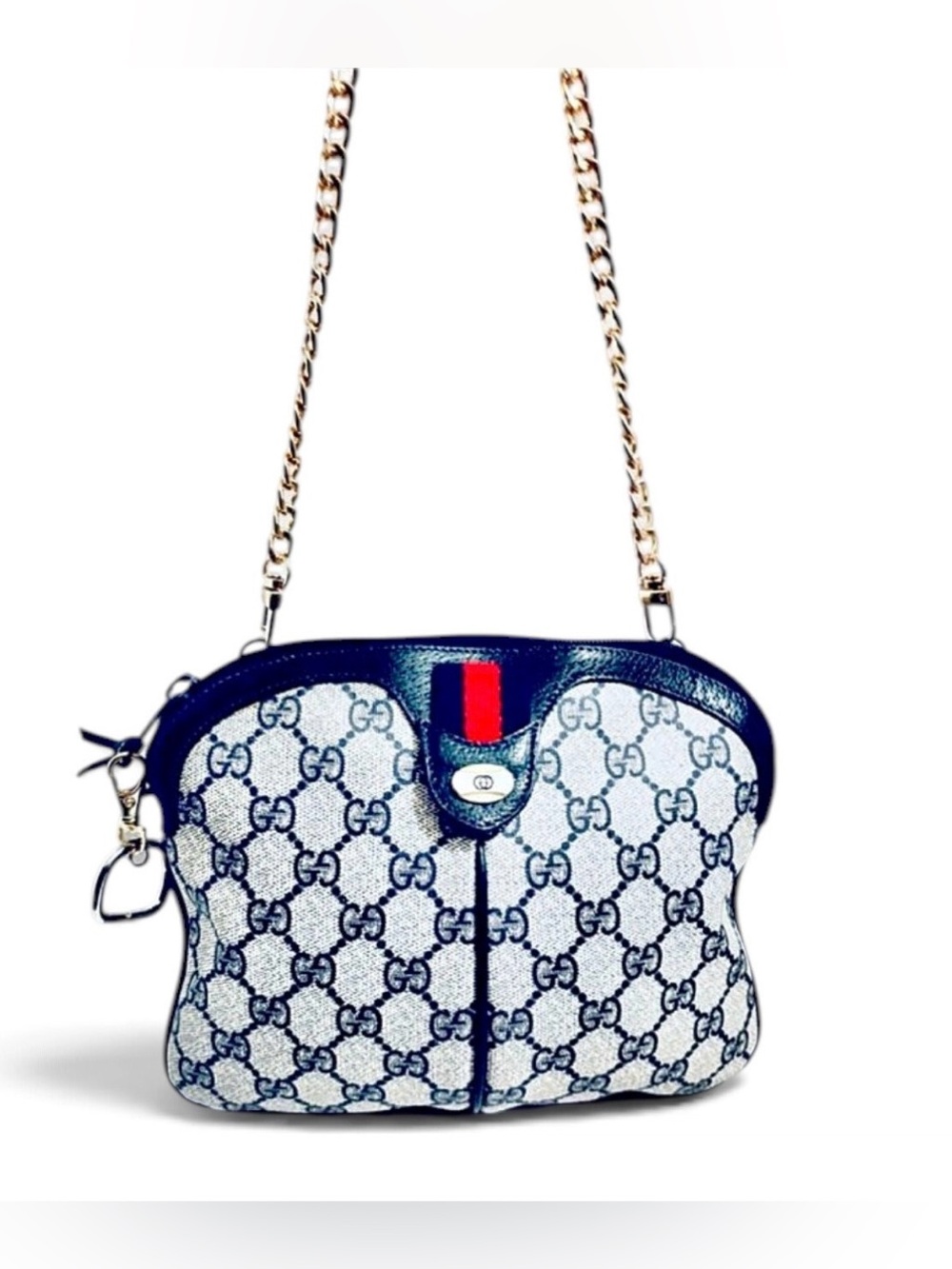 Gucci Crossbody Bag with Gold Chain
